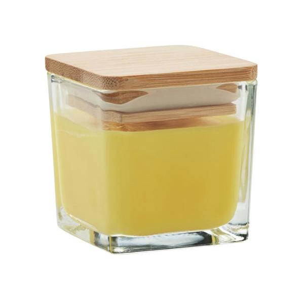 MidOcean Pila Lemon Square Scented Candle - Yellow - 