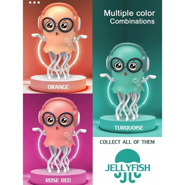Dragodirect Interactive Magic Jellyfish Toy Dancing Lights and Music for Kids Sensory Play