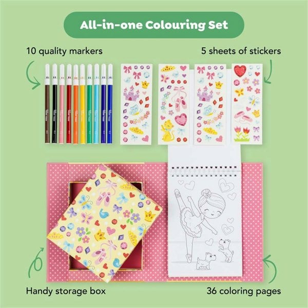 Tiger Tribe Colouring Set - Ballet