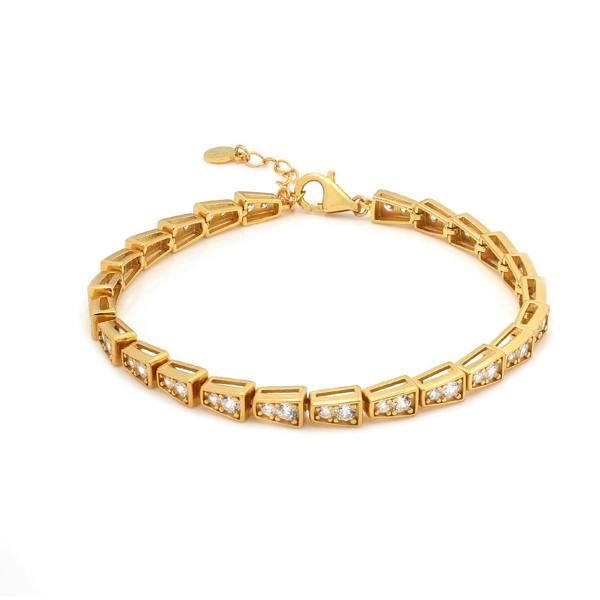 Say It With Snake Bracelet - Yellow Gold