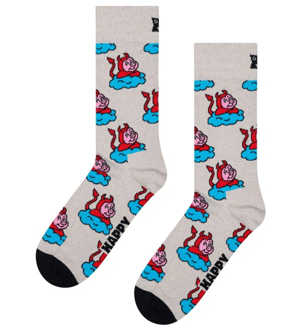 Happy SocksSocks SingleBad Pig Socks, GreyBoxers & Briefs