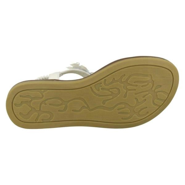 Anne Michelle Ladies Anne Michelle Flower Trim Sandals