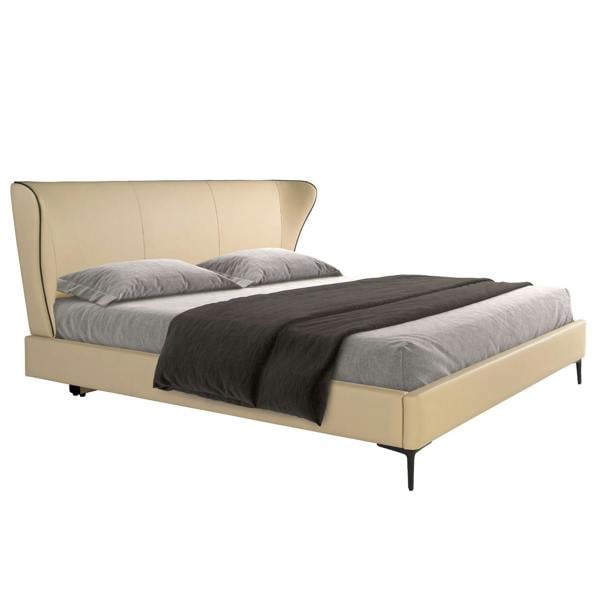 Angel Cerdá Cream Leatherette Bed 7157