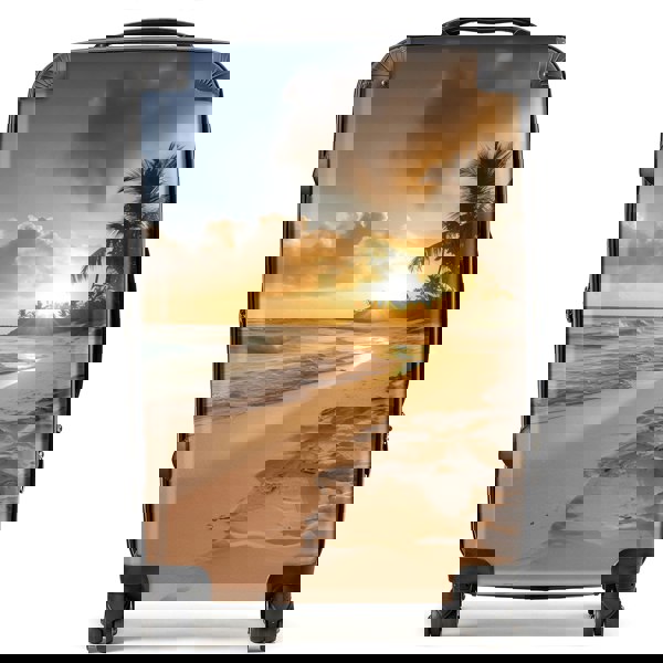 Warren Reed Sunrise In Paradise Suitcase