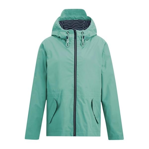 Regatta Womens/Ladies Bayletta Grid Distress Waterproof Jacket - Ivy Moss