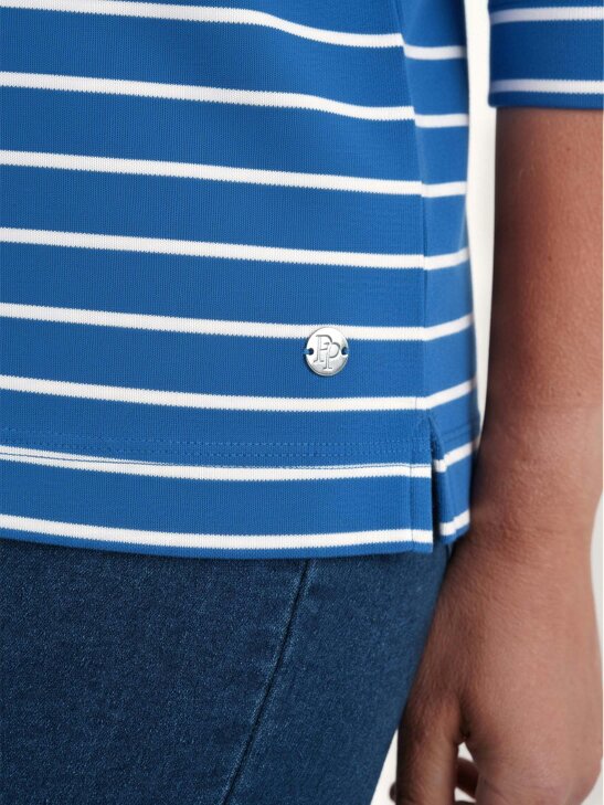 PennyPlain Pennyplain  Yds Square 3qs - Lt Ultramarine/white