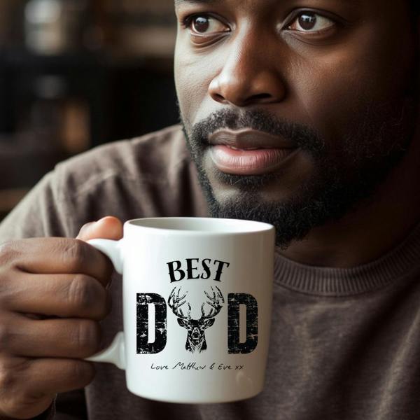 Aye Do Gifts Best Dad Stag Mug Gift | Dad Father's Day Gift