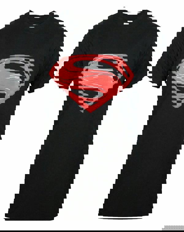 DC Comics Mens Black Superman Short Sleeved T-Shirt