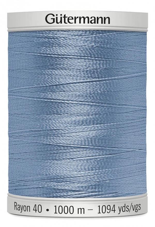 Gutermann No 40 Sulky Rayon Embroidery Thread 1000m Rayon Thread Suitable For Embroidery