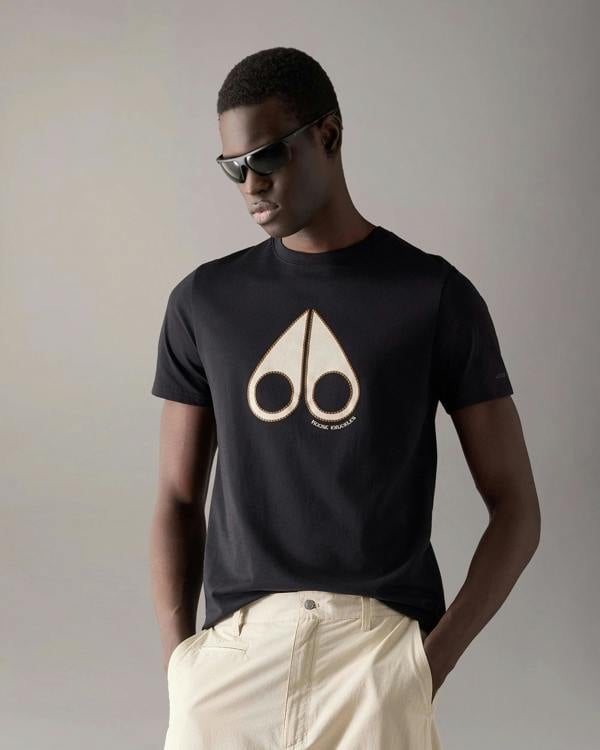Moose Knuckles Tandem Mens T-Shirt - Black 292