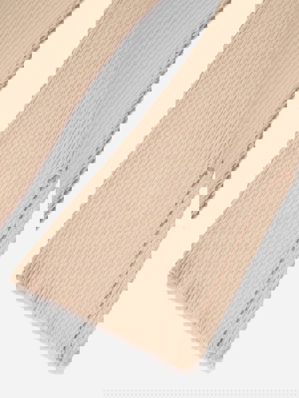 MSGM Girls Rib Knitted Flared Pants in Beige