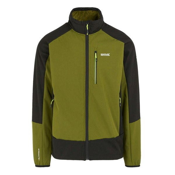 Regatta Men's Moutdale Soft Shell Jacket - Nephrite Green/Black