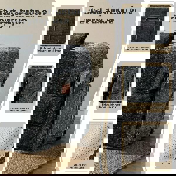 Levede Modular Sofa Bed 3 Seater Convertible Couch Oversize Folding Floor Bed