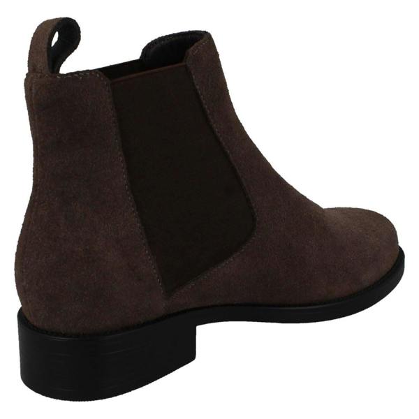 Leather Collection Ladies Leather Collection Suede Leather Ankle Boots F50979