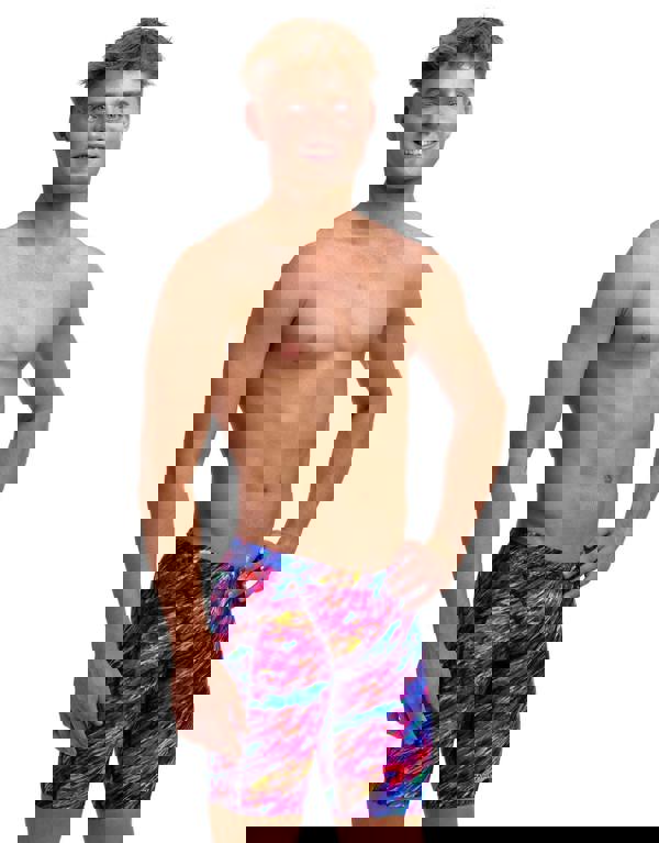 Funky Trunks Boys Big Bang Swim Training Jammer - Blue/Pink