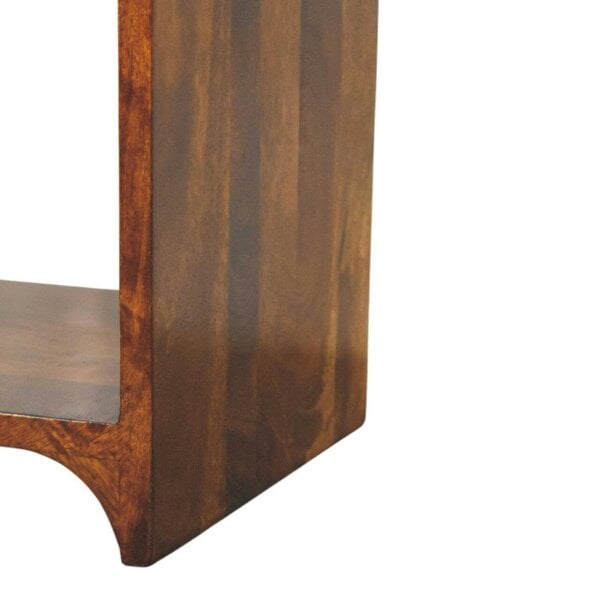 Wyld Haus Paris Mango Wood Bedside Table with a Drawer and Shelf