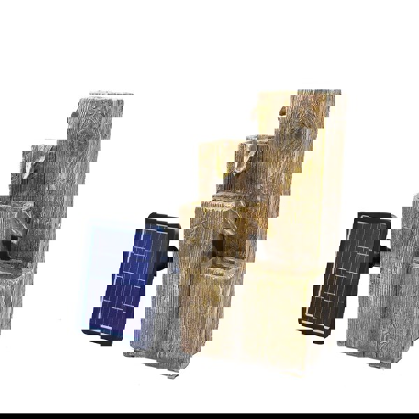 Garden Fountain Self Containing Water Feature Solar Powered Fountains Living and Home