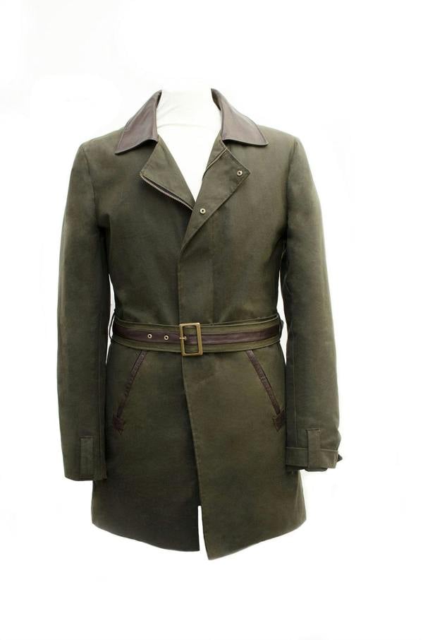 Serran London Green Waxed Jacket