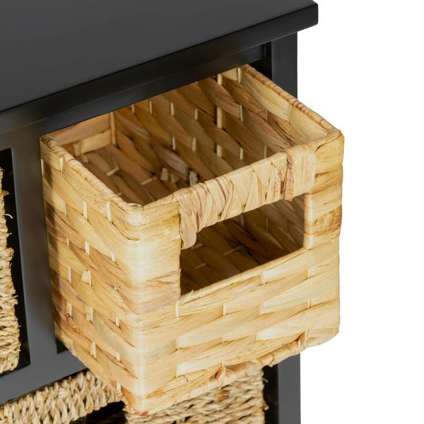 Statement Furniture Tetbury 8 Drawer Storage Unit with Baskets Assembled