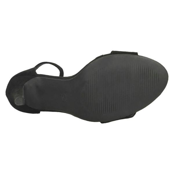 Spot On Ladies Spot On High Heel Mule Sandals