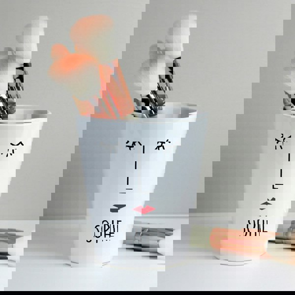 Personalised Memento Company Personalised 'Mrs Face' Plant Pot