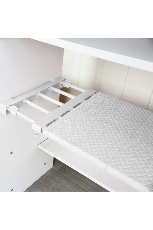 Living and Home Adjust Closet Cupboard Wardrobe Storage Organizer Shelf Extendable Divider Rack