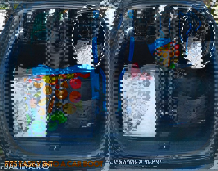 Aidapt Aluminium Compact Transport Wheelchair Blue