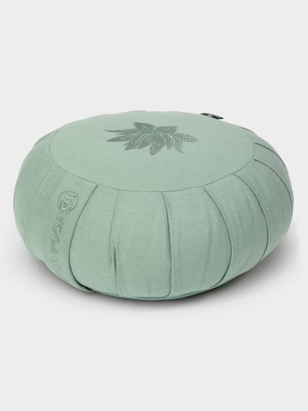 Yoga Studio GOTS Organic Cotton Round Lotus Zafu Buckwheat Cushion