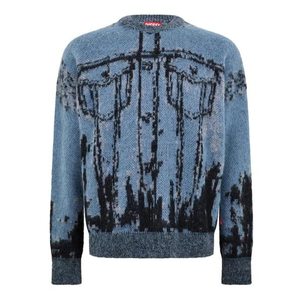 Diesel Unisex Adult Sweatshirt - Purple - 