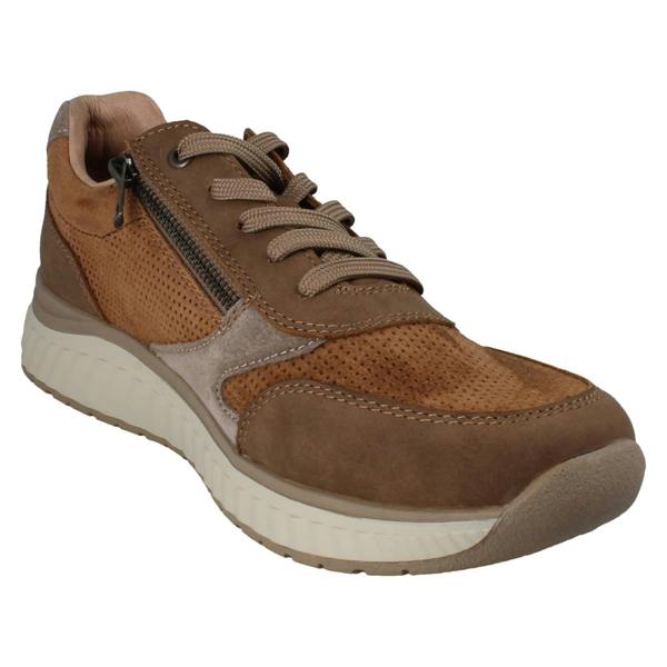 Rieker Mens Rieker Lace Up Brown Trainers B0606