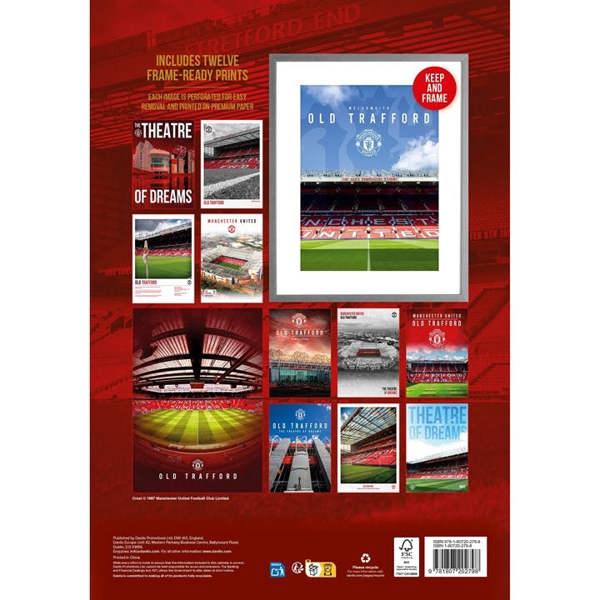 Manchester United FC Collector's Edition A3 Calendar 2027, Wall Calendars, Month To View, Sports, Gift