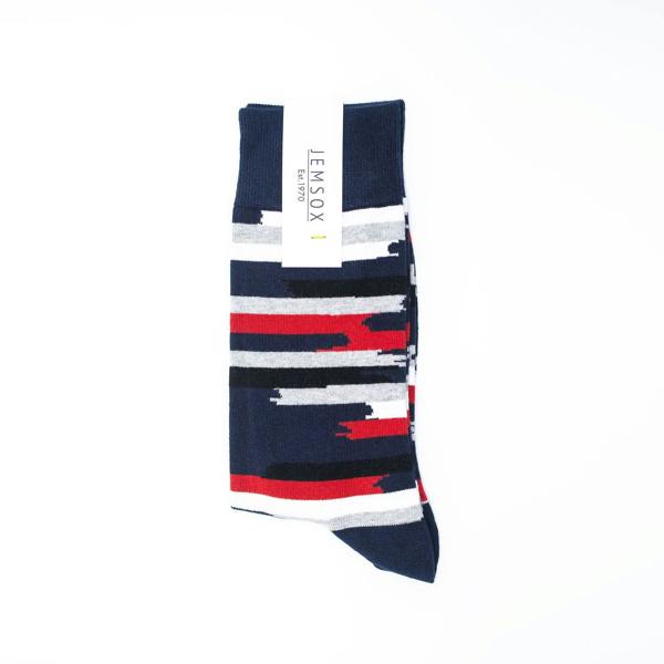 Jemsox The Wild Streak: Luxury Organic Cotton Men’s Socks (5 Pack) | One Size UK 7-11