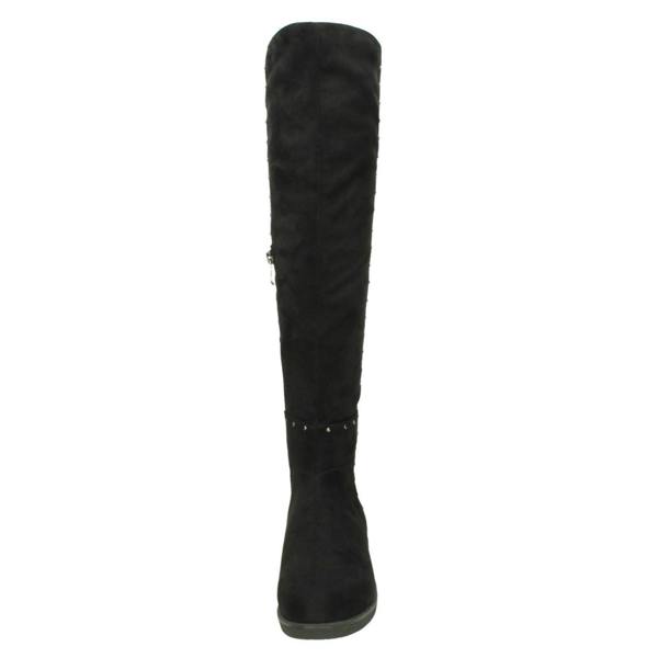 Spot On Ladies Spot On Mid Heel Knee High Boots