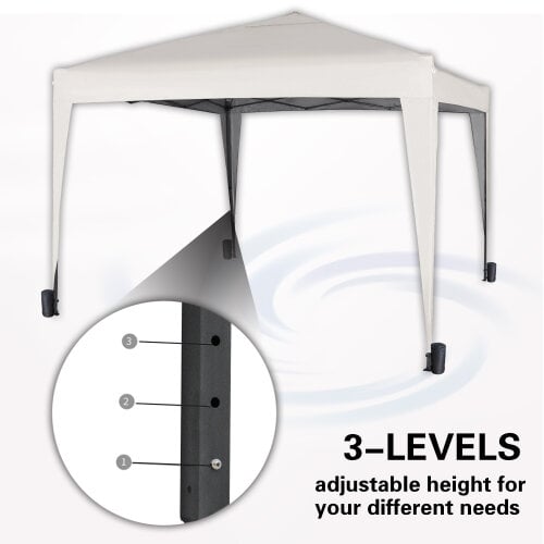3x3m Pop up Gazebo Outdoor Patio Canopy Tent White 5
