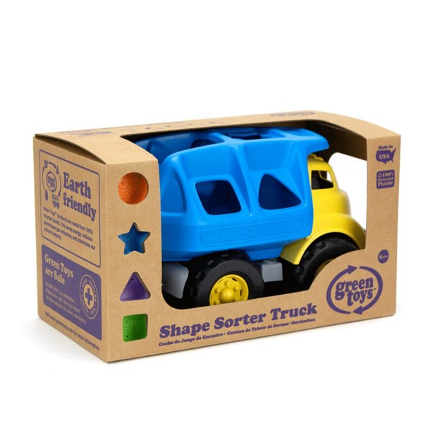 Green Toys Shape Sorter Toy Truck - Made From 100% Recycled Plastic