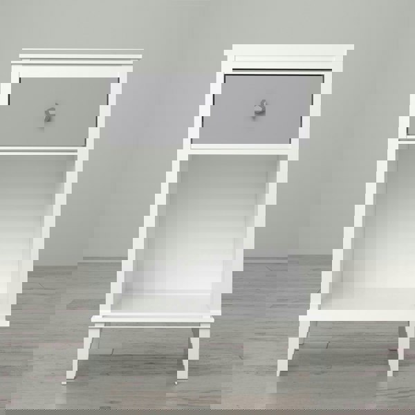 Dorel Home Poppy Nightstand with 1 Drawer White/Grey