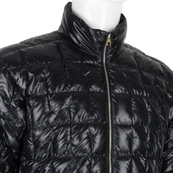 Dunhill eco-down padded jacket in a gloss black finish