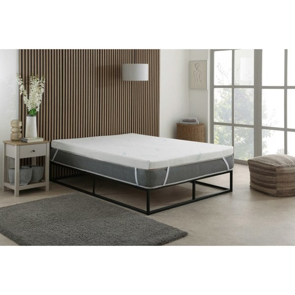 The Foam People European Double Cooling Foam Mattress Topper - 2.5cm Thick