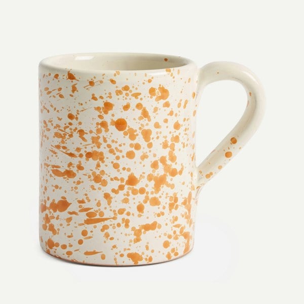 Hot Pottery Coffee Mug Burnt Orange
