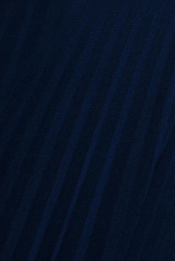 Sleeveless Pleated Chiffon Multiway Scarf Maxi Dress - Navy Blue DR4829