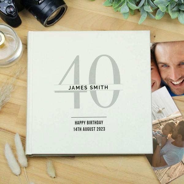 Personalised Birthday Photo Album - lifestyle shot
