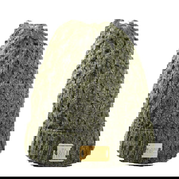 Aran Cable Knit Beanie Hat Aran Cable Knit Beanie Hat | Traditional Honeycomb Design