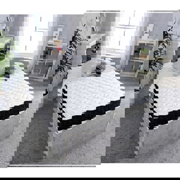 Starlight Beds Midnight Cooltouch Hybrid Mattress - 18cm Deep, Soft Feel