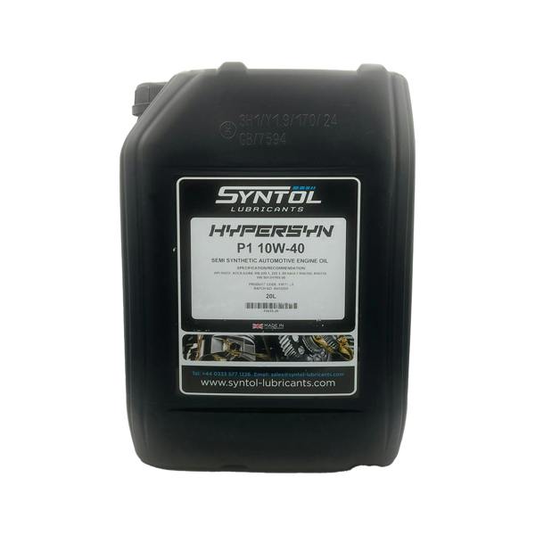 Syntol 10W40 Semi-Synthetic Engine Oil SYNTOL HYPER-SYN P1 API SN CF A3/B3 A3/B4
