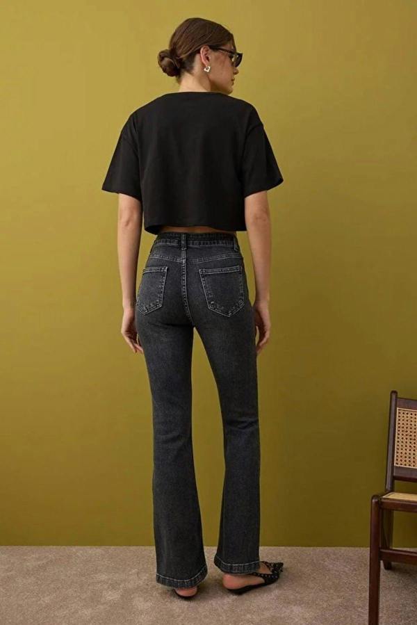 WOVCOR High Waist Flare Jeans