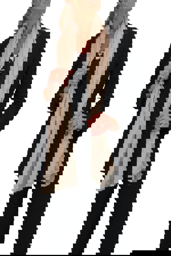 Paulo Due Silk Blend Scarf with Metallic Threads