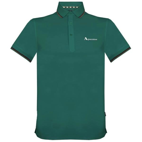 Aquascutum Unisex Adult Logo Polo Shirt - Green - 