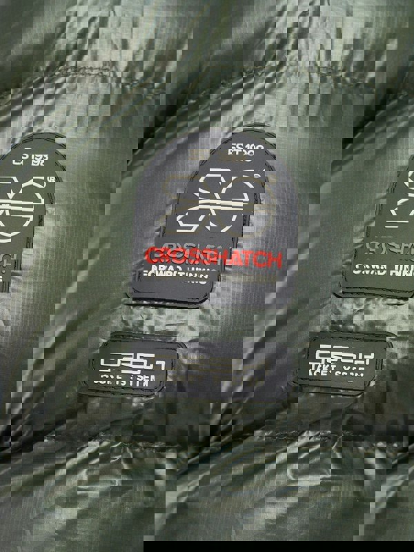 Crosshatch Crosswell High Shine Jacket Dark Olive