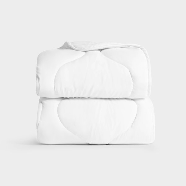 Ethical Bedding Quilted Snuggle Blanket - White