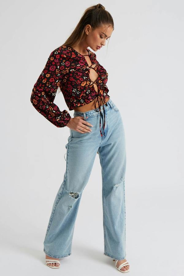 Urban Bliss Indigo Cut Out Top